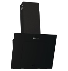 Вытяжка GORENJE/ Вытяжка GORENJE, наклонная, 60 см, отвод/рециркуляция, 3 скорости, периметральная система всасывания P.A.S., LED освещение, электронное управление, обратный клапан, энергоэффективность В, уровень шума до 65 дБ, цвет черный