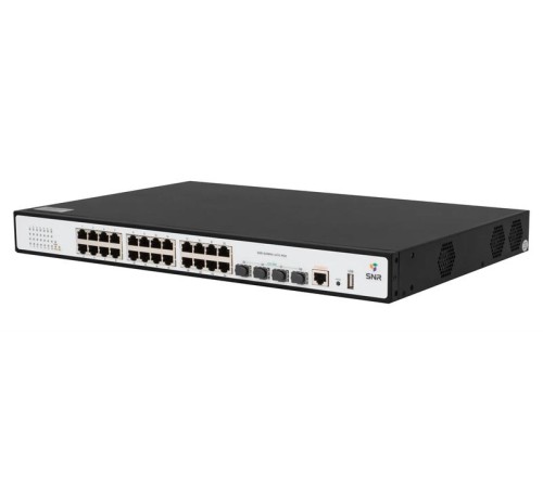 Коммутатор/ Управляемый PoE коммутатор уровня 2 SNR-S2989G-24TX-POE