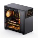 Корпус без блока питания/ Case JONSBO D41 STD SCREEN, Midi-Tower, TG, no fans, 1xUSB-A 3.2 + 1xUSB-C 3.2, ATX, mATX, mITX Black