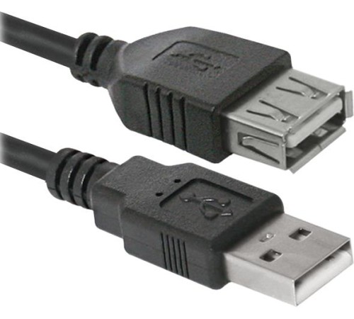 Defender USB кабель USB02-06 USB2.0 AM-AF, 1.8м