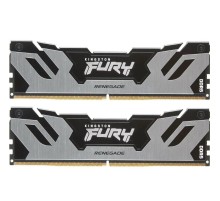 Память оперативная/ Kingston 96GB 6400MT/s DDR5 CL32 DIMM (Kit of 2) FURY Renegade Silver XMP