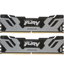 Память оперативная/ Kingston 96GB 6400MT/s DDR5 CL32 DIMM (Kit of 2) FURY Renegade Silver XMP