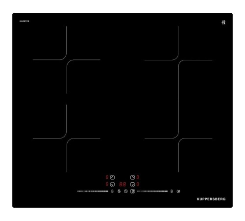 Варочная поверхность Kuppersberg/ Варочная поверхность Kuppersberg, индукция, High-Tech, 59 см, 9 уровней мощности, блокировка управления, автоматическое отключение, Inverter, таймер, Booster, Flexi-zone, слайдерное управление, цвет черный Варочная поверхность Kuppersberg/ Варочная поверхность Kuppersberg, индукция, High-Tech, 59 см, 9 уровней мощности, блокировка управления, автоматическое отключение, Inverter, таймер, Booster, Flexi-zone, слайдерное управление, цвет черный
