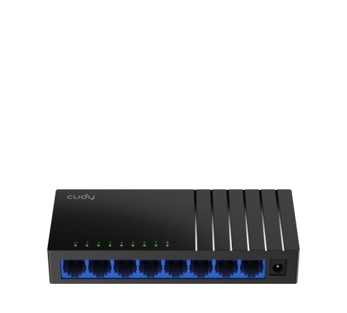 Коммутатор/ 8-Port Gigabit Desktop Switch, 8 10/100/1000M RJ45 Ports, IGMP Snooping, Loop Detection/Prevention, 802.1p/DSCP QoS, Desktop Plastic Case, Power Saving, Plug & Play