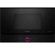 Встраиваемые микроволновые печи BOSCH Accent line. 900Вт, 5 режимов, инвертер, 21 л, черный, петли справа
