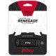 Твердотельный накопитель/ Kingston SSD Fury Renegade, 500GB, M.2(22x80mm), NVMe, PCIe 4.0 x4, 3D TLC, R/W 7300/3900MB/s, IOPs 450 000/900 000, DRAM buffer 512MB, TBW 500, DWPD 0.55 (60 мес)
