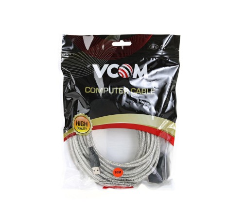 Кабель-адаптер/ Кабель-адаптер USB2.0-repeater, удлинительный активный <Am-->Af> 10м VCOM <VUS7049-10M> Кабель-адаптер/ Кабель-адаптер USB2.0-repeater, удлинительный активный <Am-->Af> 10м VCOM <VUS7049-10M>