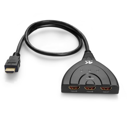 Greenconnect Переключатель HDMI 3 к 1 + USB port серия Greenline Greenconnect Переключатель HDMI 3 к 1 + USB port серия Greenline
