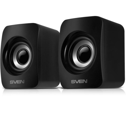 SVEN 130, чёрный, USB, акустическая система 2.0, мощность 2x3 Вт(RMS) SVEN 130, чёрный, USB, акустическая система 2.0, мощность 2x3 Вт(RMS)