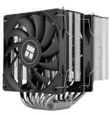 Кулер для процессора/ CPU Cooler Thermalright Royal Knight 120 SE (4-pin PWM, 155mm, Ni/Cu, 6x6mm, 2x120mm, 66.17CFM/59CFM, 25.6dBA/26.1dBA, 1500RPM/1800RPM, S: 1200, 1700, 1851, 115X, AM4, AM5, silver, black)