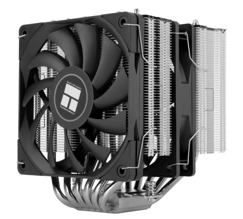Кулер для процессора/ CPU Cooler Thermalright Royal Knight 120 SE (4-pin PWM, 155mm, Ni/Cu, 6x6mm, 2x120mm, 66.17CFM/59CFM, 25.6dBA/26.1dBA, 1500RPM/1800RPM, S: 1200, 1700, 1851, 115X, AM4, AM5, silver, black) Кулер для процессора/ CPU Cooler Thermalright Royal Knight 120 SE (4-pin PWM, 155mm, Ni/Cu, 6x6mm, 2x120mm, 66.17CFM/59CFM, 25.6dBA/26.1dBA, 1500RPM/1800RPM, S: 1200, 1700, 1851, 115X, AM4, AM5, silver, black)