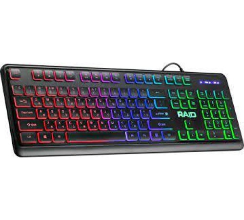 Defender Проводная игровая клавиатура Raid GK-778DL RU, Rainbow,104 кнопки