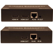 Комплект/ OSNOVO Комплект (передатчик + приемник) для передачи HDMI, ИК управления, RS232 по сети Ethernet. Расстояние передачи "точка-точка" до 200м