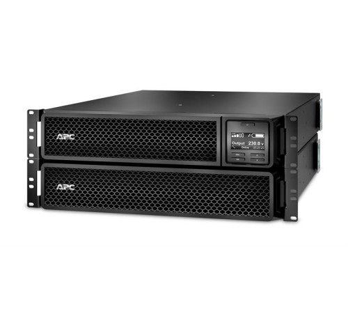 Источник бесперебойного питания мощностью 2200ВА для серверных систем APC Smart-UPS SRT RM, 2200VA/1980W, On-Line, Extended-run, Rack 2U, Out: 8xC13 2xC19, Black, Pre-Inst. Web/SNMP, 1 year warranty