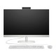Моноблок/ HP All-in-One 27-cr1003nh 27"(1920x1080)/Intel Core Ultra 7 155U(2Ghz)/16384Mb/512PCISSDGb/noDVD/Int:Intel Iris X/Cam/WiFi/war 1y/Starry White/DOS + Eng kbd, mouse