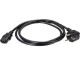 Кабель/ Кабель комп - розетка 220V EU (угловой)<VDE> 3GX1,5mm2, 1,8m, медь, Telecom <TY021-CU1.5-1.8M>