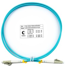  Cabeus FOP-50-LC-LC-1m Шнур оптический duplex LC-LC 50/125 mm OM3 1м LSZH