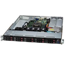 Серверная платформа Supermicro SuperServer 1U 111E-WR noCPU(1)4th/5th Gen(MCC Carrier)/ 300W TDP/no DIMM(8)/10x SATA/SAS/ 2x1Gb/ SFT-DCMS-SINGLE/2x 860W/ 1st config