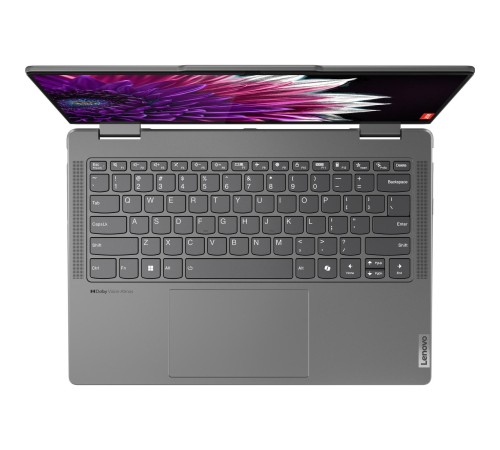Ноутбук/ Lenovo Yoga 7 2-in-1 14IML9 14"(2880x1800 OLED)/Touch/Intel Core Ultra 7 155H(1.4Ghz)/32768Mb/1024SSDGb/noDVD/Int:Intel Arc graphics/Cam/BT/WiFi/71WHr/war 1y/1.49kg/storm grey/Win11Home + 65W, Pen, RU kbd Ноутбук/ Lenovo Yoga 7 2-in-1 14IML9 14"(2880x1800 OLED)/Touch/Intel Core Ultra 7 155H(1.4Ghz)/32768Mb/1024SSDGb/noDVD/Int:Intel Arc graphics/Cam/BT/WiFi/71WHr/war 1y/1.49kg/storm grey/Win11Home + 65W, Pen, RU kbd