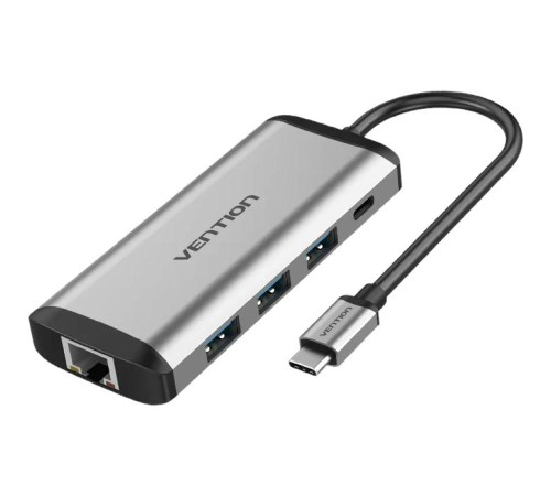Мультифункциональный хаб Vention USB Type C 9 в 1 Мультифункциональный хаб Vention USB Type C 9 в 1