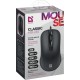 Проводная оптическая мышь Defender 52160 Optimum MB-160 черный,3 кнопки,1000 dpi