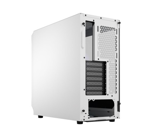 Корпус ПК без блока питания/ Case Fractal Design Focus 2 RGB, Midi-Tower, 2x140mm RGB, 2xUSB-A 3.2 ATX, mATX, mITX White