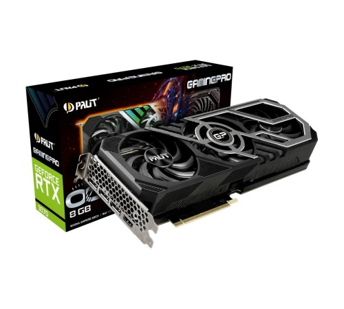 Видеокарта Palit RTX3070 GAMINGPRO OC 8G GDDR6 256bit 3-DP HDMI V1 (Вскрытая упаковка) Видеокарта Palit RTX3070 GAMINGPRO OC 8G GDDR6 256bit 3-DP HDMI V1 (Вскрытая упаковка)