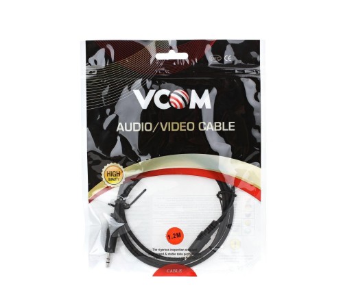 Кабель/ Кабель соединительный 3.5 Jack (M) - 3.5 Jack (M), стерео, аудио, 1.2м VCOM <VAV7175-1.2M>
