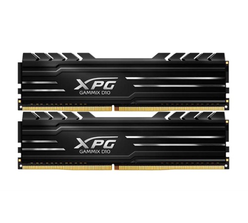 Оперативная память ADATA GAMMIX D10 DDR4 DIMM 16GB 3200MHz 2*8GB 16-20-20 1.35V BLACK DUAL COLOR BOX