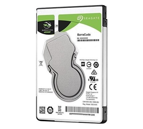 Жесткий диск Seagate Barracuda HDD 2,5" SATA 2Tb, 5400 rpm, 128Mb buffer, 512e/4Kn, 7 mm, ST2000LM015, 1 year
