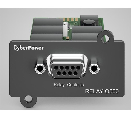 Аксессуар к источнику бесперебойного питания CyberPower Карта сухих контактов CyberPower RELAYIO500 (DB9) Аксессуар к источнику бесперебойного питания CyberPower Карта сухих контактов CyberPower RELAYIO500 (DB9)