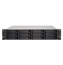 Полка расширения сетевого хранилища без дисков/ SMB QNAP TL-R1200C-RP USB 3.2 Gen 2 Type-C JBOD storage enclosure, 12-tray 3,5"/2,5" w/o HDD, 2xPSU. Rackmount. W/o rail kit RAIL-B02