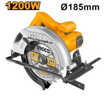 Пила дисковая Ingco CS18578, 1200Вт, 1800мм, 5000 об/мин