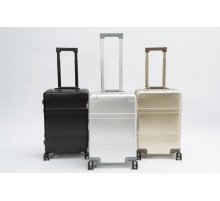 Чемодан NINETYGO Metal Luggage 20" черный (Вскрытая упаковка)