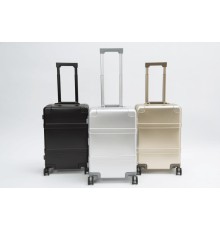 Чемодан NINETYGO Metal Luggage 20" черный (Вскрытая упаковка)