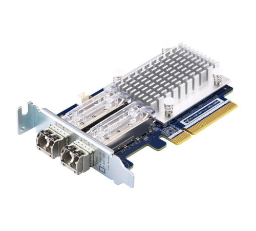Сетевая карта/ QNAP QXP-16G2FC Dual-port Fiber Channel adapter, 2 x 16 Gb / s SFP +, PCIe Gen3 x8. For QTS OS ONLY