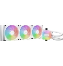 Водяное охлаждение для процессора/ Water Cooling System be quiet! LIGHT LOOP 360mm white (250W, 360mm, White, ARGB/ Fans: 3x120mm, 61.8CFM, 36.8dBA, 2100RPM/ Pump 2900RPM, Rad thickness 27mm/ S: 1851, 1700, 1200, 115X, AM5, AM4)