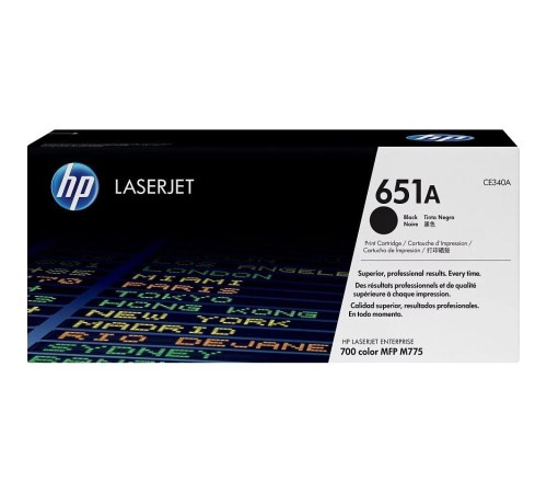 Тонер-картридж/ HP 651A Black LaserJet Print Cartridge