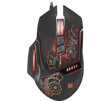 Defender Проводная игровая мышь Kill'em All GM-480L оптика,8кнопок,3200dpi