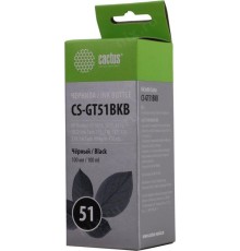 -/ Чернила Cactus CS-GT51BKB M0H57AE черный 100мл для DeskJet GT 5810/5820/5812/5822