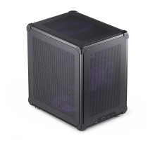 Корпус без блока питания/ Case JONSBO C6, Mini-Tower,  no fan, 1xUSB-A 3.0 + 1xUSB-C 3.1, mATX, mITX Black