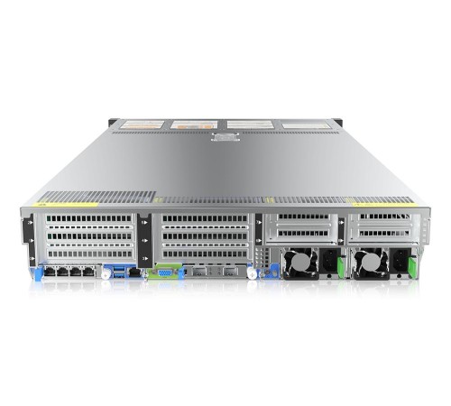 Серверная платформа/ Gooxi SL201-D12R-NV-G4 2u 12bay server with NVME bp,based on rapid sapphire 2xPCIe 5.0x16; 4xPCIe 5.0x8 2x 2.5" rear SAS/SATA 2x 2.5" rear NVMe 1300W 1+1 EU power cables