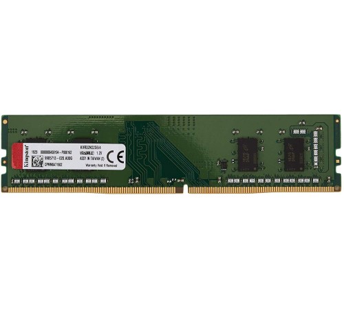 Память оперативная/ Kingston 4GB 3200MT/s DDR4 Non-ECC CL22 DIMM 1Rx16 Память оперативная/ Kingston 4GB 3200MT/s DDR4 Non-ECC CL22 DIMM 1Rx16