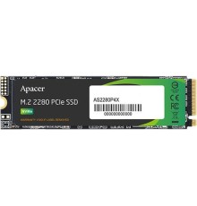 Твердотельный накопитель Apacer SSD AS2280P4X 1TB M.2 2280 PCIe Gen3x4, R2100/W1700 Mb/s, 3D NAND, MTBF 1.8M, NVMe, 350TBW, Retail, 3 years (AP1TBAS2280P4X-1)