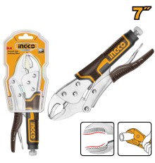 Клещи зажимные 180 мм INGCO HCJLW0207