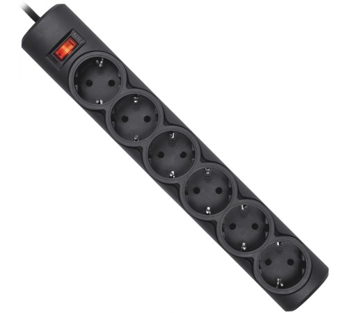 Сетевой фильтр Defender DFS 153 3 м, черный, 6 розеток/ Surge Protector Defender DFS 153 3m, black, 6 outlets Сетевой фильтр Defender DFS 153 3 м, черный, 6 розеток/ Surge Protector Defender DFS 153 3m, black, 6 outlets