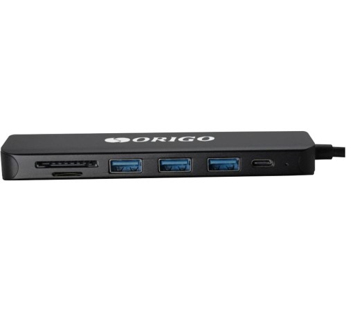 Док-станция/ Док-станция USB-C, 3xUSB 3.0, 1xUSB-C/PD 3.0, 1xHDMI, слот SD/TF/microSD