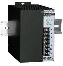 Блок питания/ OSNOVO Промышленный блок питания. DC55V, 6,5A (360W). Диапазон входных напряжений: AC195-265V