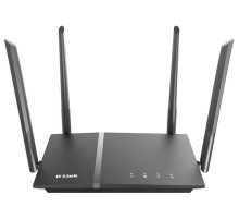 Wi-Fi роутер D-Link Беспроводной двухдиапазонный маршрутизатор AC1200 Wave 2, 1x1000Base-T WAN, 4x1000Base-T LAN, 1хUSB, 3G/LTE, 4 внешние несъемные антенны 5 дБи