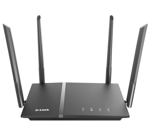 Wi-Fi роутер D-Link Беспроводной двухдиапазонный маршрутизатор AC1200 Wave 2, 1x1000Base-T WAN, 4x1000Base-T LAN, 1хUSB, 3G/LTE, 4 внешние несъемные антенны 5 дБи